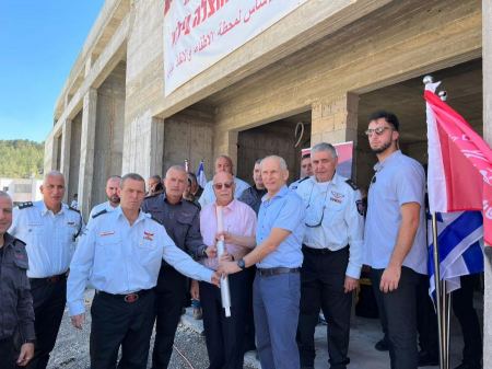 عيلوط : وضع حجر الاساس لمحطة اطفاء وانقاذ .